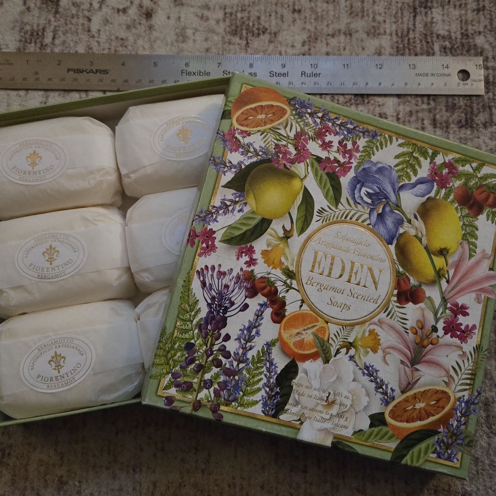 Bergamot Scented Soaps - White